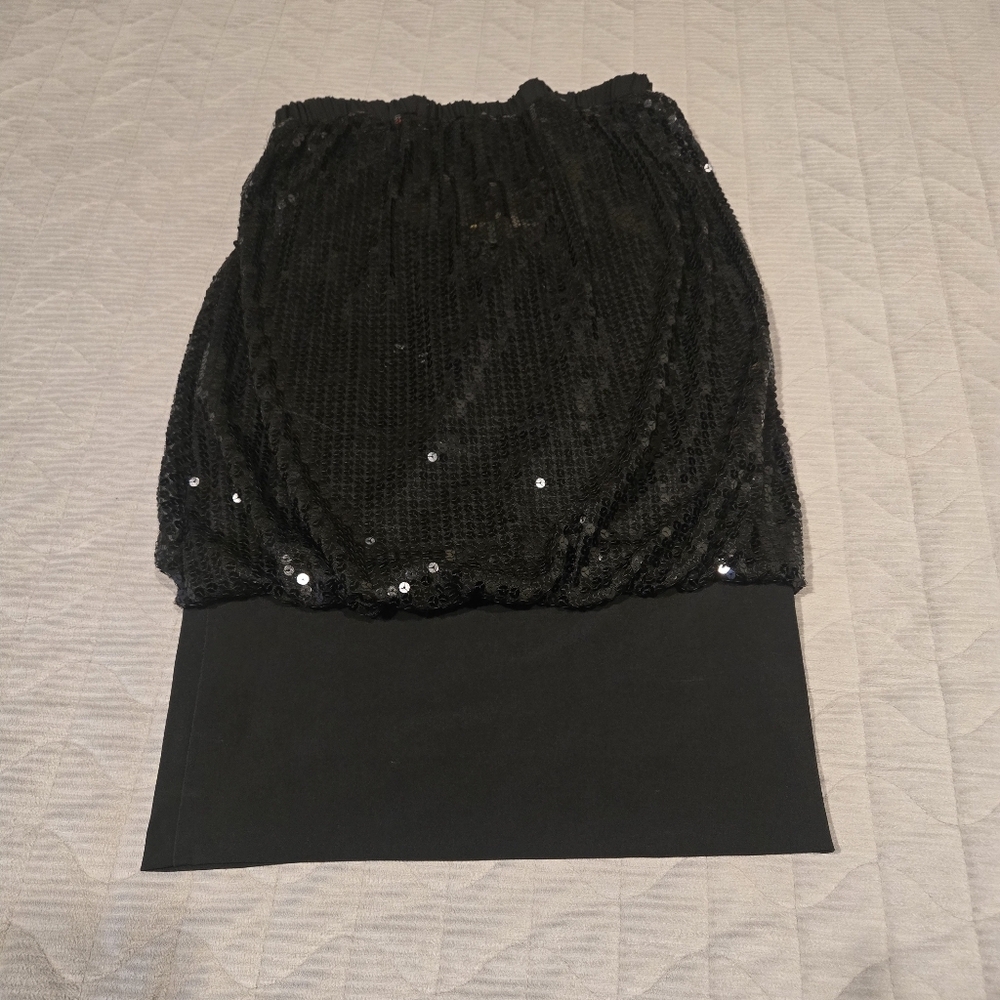 Firever 21 Black Sequince Top